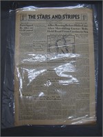 Vintage 'The Stars and Stripes' Newspaper