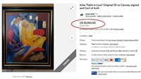 350 - ARBE FRAMED ART (X62)