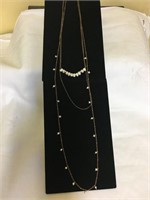 fresh water pearl tri strand exquisite