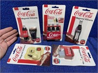 Vtg Coca-Cola magnets 1990s