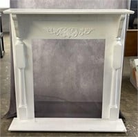 Wooden Painted Fireplace Mantle