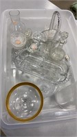 Crystal Dishes Lot