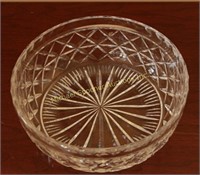 SIGNED WATERFORD CRYSTAL FRUIT BOWL
