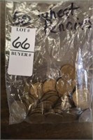 BAG OF 50 WHEAT PENNIES