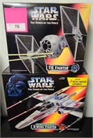 NIB STAR WARS ELECTRIONIC X-WING AND TIE FIGHTER