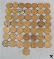 1925 - 1958 Pennies / 50 pc