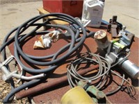 12V fuel pump and hose