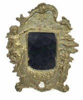 Vintage French Rococo Gold Toned Vanity Mirror