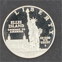 1986 Statue Of Liberty Proof .900 Silver