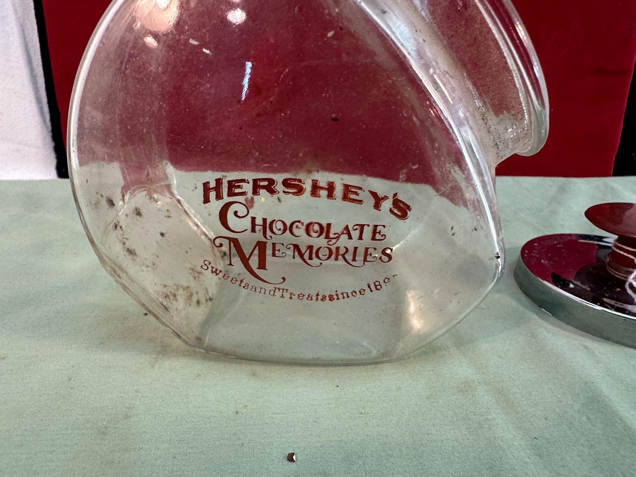 HERSHEY CHOCOLATE STORE COUNTER DISPLAY JAR