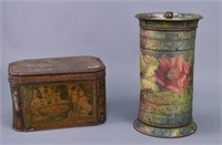 Two English Biscuit Tins