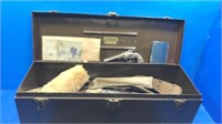 Kennedy metal toolbox w gun tools