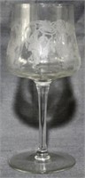 Cambridge Marjorie Etch Water Goblet 7.5"