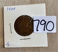1909 ONE CENT