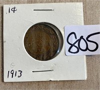 1913 ONE CENT
