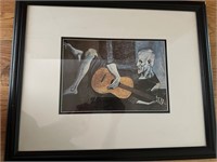 Pablo Picasso “The Old Blind Guitarist” Print