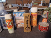 Auction Flat Of Cleaning Supplies, Etc.