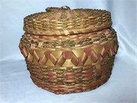 Native Iroquois Hand Made Basket