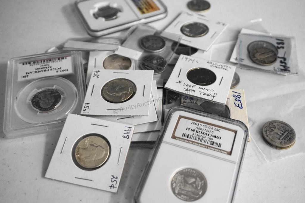 Silver Coin Currency Bullion Online Auction 7.24.18