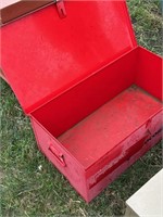 Red Metal Toolbox