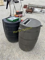 Rain Barrels (2) with Gutter Kit (R3)