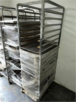 S/S Multi Tier Mobile Bakers Cooling/Storage Rack