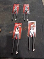 Husky 9" High Leverage Linesman Pliers 4 pack