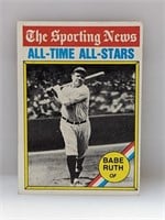 1976 Topps Babe Ruth Card 345