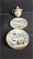 7 Piece Vintage Porcelain Japanese Tea Set