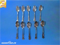 10 silver plated serving spoons