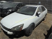 2007 Honda Accord 1HGCM66597A045452 White