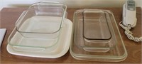 Pyrex baking dishes