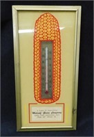 Vintage Metcalf Illinois Grain thermometer w/
