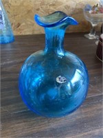 Bischoff blown glass vase