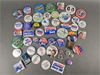 48 Clinton/Gore Pinback Buttons & More!