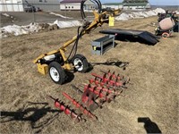 Easy Auger Post Hole Digger w/Honda 9 Hp Engine