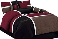 Chezmoi Quilted Patchwork Comforter Set King