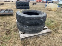 (2) 295/ 75/ 22.5 Goodyear tires