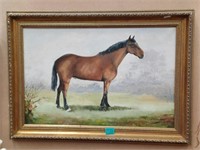 Raymond McCracken "Bay Hunter" Signed OIL