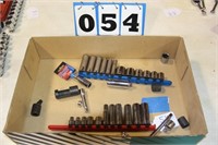 Lot of Assorted 3/8" Socket Sets & Extensions