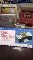 Card Shuffler, Decks of Card, Rummikub in Case