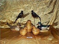 Assorted lot of avian figurines (7)