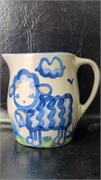 MA Hadley Pottery Lamb Sheep Pitcher , Hard To