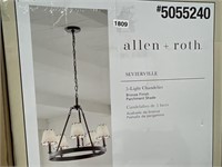 ALLEN ROTH 5 LIGHT CHANDELIER