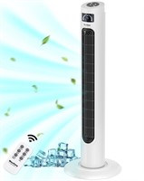 E7082  MaxKare 36" Tower Fan with Remote - White