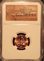 2009 Lincoln Cent Formative Years NGC MS66 RED