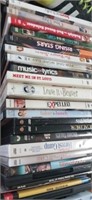Lot with variety of dvds