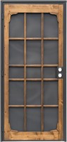 Prime-Line Steel Security Door  30x68  Bronze