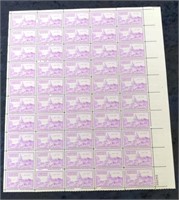 1950 US CAPITAL BUILDING 3 CENT STAMP SHEET