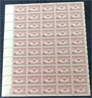 1951 AMERICAN CHEMICAL SOCIETY 3 CENT STAMP SHEET